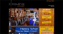 Desktop Screenshot of cravinsgrill.com